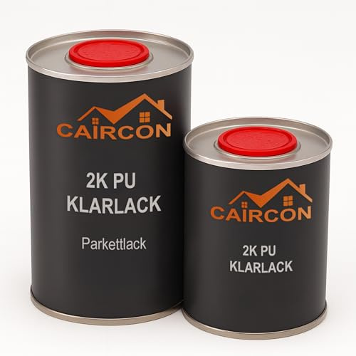 2K PU Klarlack Möbellack Boots & Yachtlack PUR Holzlack Parkettlack Klar Matt - 1,5 Kg