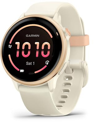 Garmin vívoactive 6 42mm (Amazon Exclusive) - Fitness-Smartwatch, 1,2-AMOLED-Touchdisplay, bis zu 11 Tage Akkulaufzeit, 80+ Sport-Apps, Trainingsoptionen, Gesundheitsfunktionen, Smart Notifications