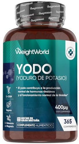 WeightWorld Jod Tabletten - 400 µg pro Tablette - 1 Jahresvorrat