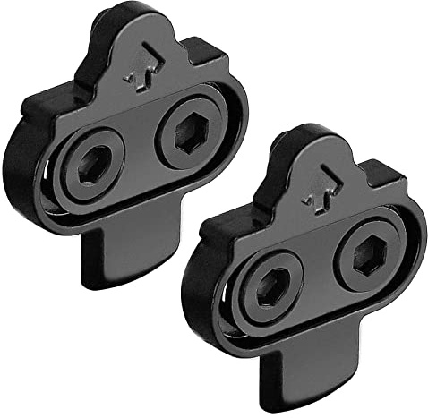 Shimano SPD Fahrrad-Schuhplatten-Set 2-Loch, Kompatibel mit Shimano SPD Schuhplatten, Fahrrad-Cleat Set für Mountainbike Indoor Cycling