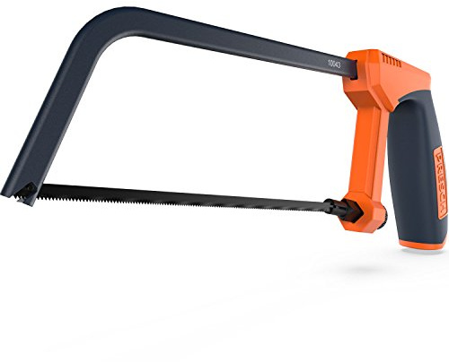 Presch Metallsäge klein 150mm - Mini Hand-Bügelsäge mit austauschbarem Sägeblatt - Säge für Metall, Alu, Plastik - Multifunktionssäge