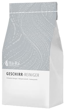 Ha-Ra Spülmaschinen Pulver 2 kg I kraftvoll, ökologisch & ergiebig I nachhaltiger Geschirrspüler I Geschirr-Reiniger Spülmaschine I leicht biologisch abbaubar I materialschonend
