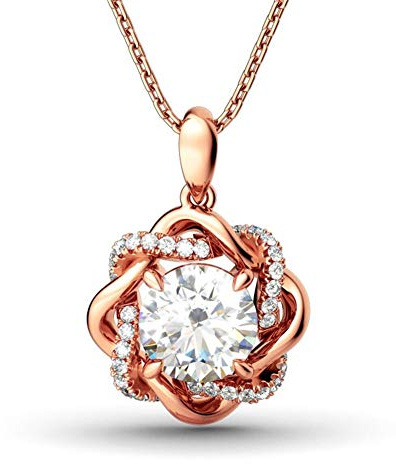 Jeulia Bow 925 Sterling Silber Damenring Crossover Verlobungsring Zirkonia Kristall Breiter Eheringe Jubiläums für Geburtstag, Weihnachten, Valentinstag (Blau & Weiß, 52(16.5))