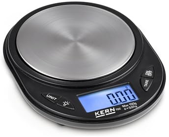 Kern & Sohn Taschenwaage TGC 150-2S05 (Wägebereich: 150 g, Ablesbarkeit: 0,01 g, besonders flach gebaut, hygienisch zu reinigen, besonders schnelle Reaktions- und Einschwingzeit)
