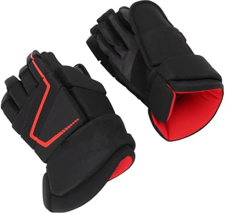 Schützende Eishockey-Handschuhe, Straßenhockey-Handschuhe, Nylon-EVA-Schaum, atmungsaktive Rollhandschuhe für Spieler (25,4 cm)
