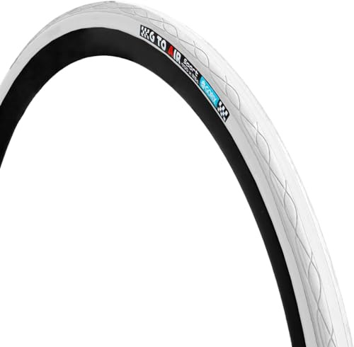 GORIX Rennradreifen 700×23C 25C 28C 32c 35c Fahrrad (Gtoair) (700×35c, All White(1 Tire))