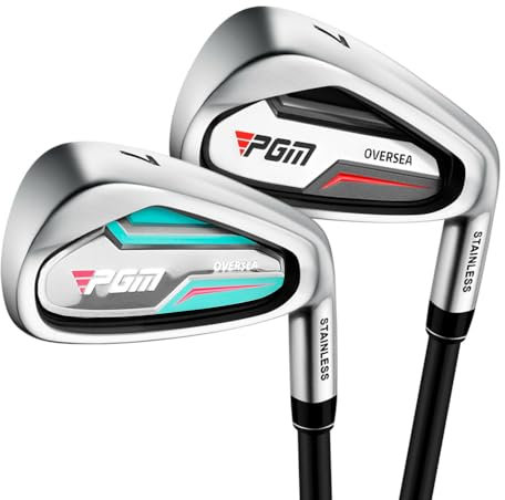XSDAJSD Golfschläger Nr. 5/6/7/8/9/P/S Golfeisen Herren Damen Edelstahl Rechtshänder Schläger Golf Übungsgolfschläger für Anfänger