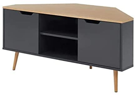 BAÏTA TV-Schrank, Eiche und Anthrazit, L 115 cm