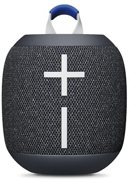 Ultimate Ears WONDERBOOM 4 – mobiler, wasserdichter Bluetooth-Lautsprecher | Satte Tiefen, 360-Grad-Klang, staubdichter, schwimmfähiger Lautsprecher, 40 m Reichweite - Schwarz