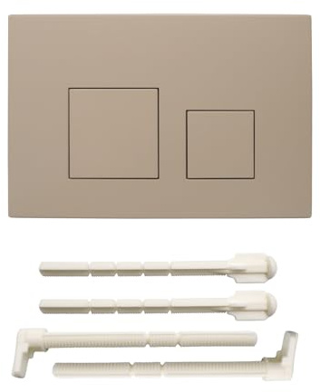 ACESOME Betätigungsplatte für WC Kompatibel mit Geberit sigma01 sigma10 sigma20 sigma21 sigma30 sigma50 sigma60 Betätigungsplatte Plastik Kunststoff für 2-Mengen-Spülung (Khaki)