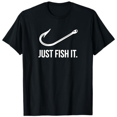 Just Fish It T-Shirt für Fischer Angler T-Shirt