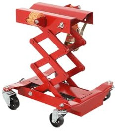 Lfhelper Boden Getriebeheber, Model 09021 200kg Schwerlast Boden Getriebe Wagenheber Reparatur Wagenheber 185-590mm Höhe für Fahrzeugwartung und Getriebewechsel