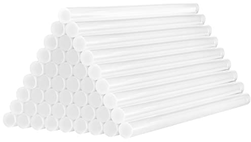 Relota Heißklebesticks, Heißklebestifte Transparente Schnelltrocknend für Heißklebepistole (11mm*200mm(45Pcs))