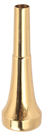 Trompetenmundstück aus Messing Gold Heller Ton Trompetenzubehör 3C 5C 7C für Anfänger und Profis(3C)