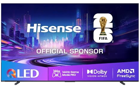 Hisense 100E7Q PRO QLED Smart TV 100 Zoll 4K UHD 144Hz Schwarz