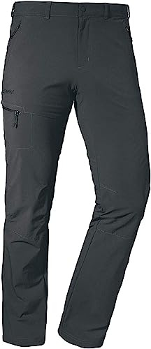 Schöffel Herren Pants Koper1, robuste Hose mit 4-Wege-Stretch, elastische und wasserabweisende Wanderhose für Männer, asphalt, 106