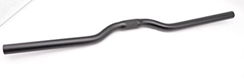Fahrradlenker MTB Lenker Riser Bar Ergo Lenker Handlebar Alu Ø 31,8 mm 620 700 720 780 mm schwarz matt (620 mm)