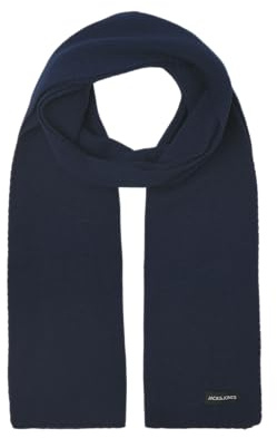 JACK & JONES Herren Jjdna Knit Scarf Noos Schal, Marineblau, Einheitsgröße