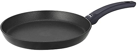 Berndes Pfanne 24 cm, flache Crepe Pfanne für Crepes und Pfannkuchen, Induktion, Aluminium, antihaft beschichtet Specials Induction, Nero