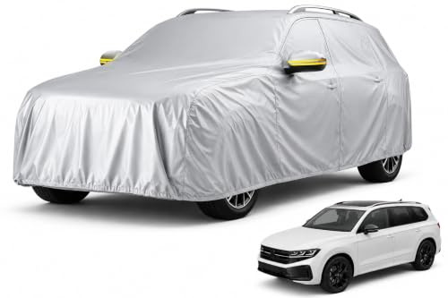 SUV Autoplane Autoschutzhülle Vollgarage Auto Garage Abdeckung - Car Cover - Abdeckplane wasserdicht - Autoabdeckung - Outdoor & Indoor - (1x SUV (490x190x180cm))
