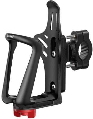 Lamicall Flaschenhalter Fahrrad Getränkehalter Motorrad - [Für Flaschen mit 48-71mm Durchmesser & Max. 500ML] Trinkflaschen Halterung für Ebike, MTB, Kinderwagen, Flaschenhalterung für Rahmen & Lenker