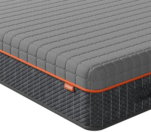 Uliyati 7-Zonen Kaltschaummatratze 160x200 cm H3 Memory Foam mit Gel-Memoryschaum und Bambuskohleschaum, Atmungsaktiver Bezug, Öko-Tex Zertifiziert, 26 cm Höhe