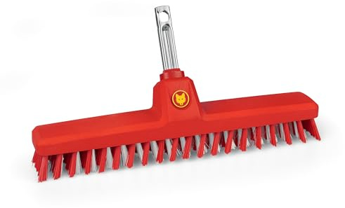 Wolf-Garten Multi-Star Schrubber SB 350 M (35 cm Arbeitsbreite, robuste Borsten, entfernt Moos & Schmutz, ideal Terrasse, Balkon & Plattenwege, passend für Multi-Star-System) 71ANA019650