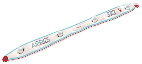 FUNBOY Aufblasbares Shot Board Ski, 4 Schuss-Kapazität 1,8 m lang, 4 Schnapsbecher inklusive, Apres Design