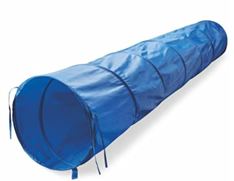 maxxpro Agility für den Hund - Hundetunnel mit Erdnägeln - 2M - Blau