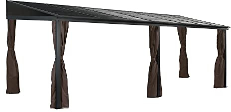 Sojag Aluminium Terrassenüberdachung Portland 1016 | Anthrazit | 288x488x240 cm