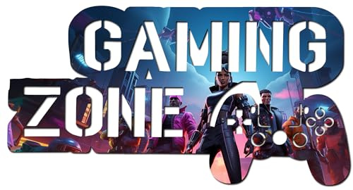 codiarts. XXL Gaming Zone Wandschild und Türschild in 3D-Optik für das Gaming Zimmer - Wanddekor für Gamer und Zockerzimmer - Für Tür und Wand Designs WOT FN COD GRAFITTI METAL HOLZ (LARGE, Fortnite)