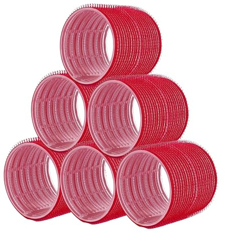 PONIK’S PROFESSIONAL Lockenwickler Groß Selbsthaftend – Haarrollen 70mm Set 6 Stück & Klettwickler – Haarwickler Groß Für Heatless Curls Dicke Rolle, Locken Ohne Hitze Und Blowout Effekt