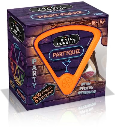 Winning Moves Trivial Pursuit Partyquiz Edition - Quizspiel für Fans - Quiz Partyspiele - Trivia Fanartikel - 2+ Spieler ab 16+ Jahren - Deutsch