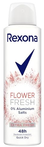 Rexona Deo Spray Flower Fresh Deo ohne Aluminium mit 48-Stunden-Schutz gegen Körpergeruch 150 ml 1 Stück