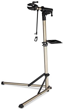 CXWXC Fahrrad Montageständer Aluminium Fahrrad Reparaturständer Klappbar Fahrradmontageständer für E-Bike/ Mountainbikes,Fahrrad Reparatur mit Magnetischer und 360°Drehbare Kopf