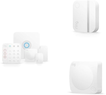 Ring Alarm-Set - L | Alarmanlage für Haus & Wohnung mit WLAN und Sensoren | Alarm-Benachrichtigungen direkt auf dein Smartphone | haustierfreundlich | Funktioniert mit Alexa