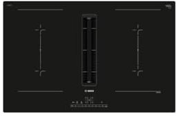 Table de cuisson aspirante induction - BOSCH - 4 foyers - L80 x P52 cm - PVQ811F15E