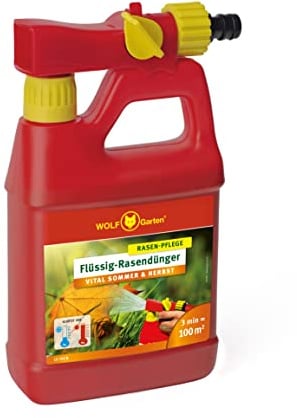 WOLF Garten Lv 100 B-Flüssig-Rasendünger, Rot
