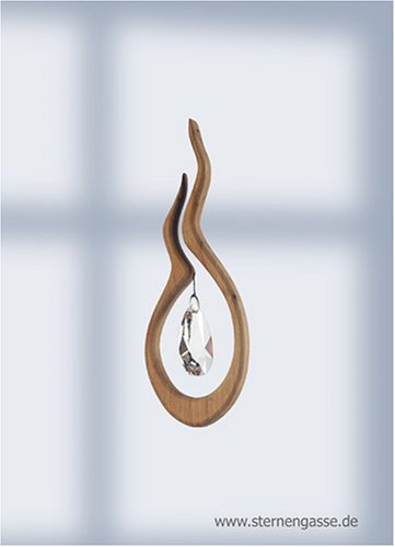 Bartl Deko Holzhänger Shakti Obstbaumholz/Bleikristall, Länge: 16cm, 104108