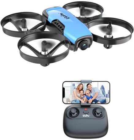 Loolinn | Drohne mit Kamera als Geschenk für Kinder - Mini Drohne Ferngesteuert mit Video & Fotos, Sicher Zu Fliegen, Einstellbare Kamera, Geprüftes C0-Zertifikat (Festtagsgeschenk für Kinder)