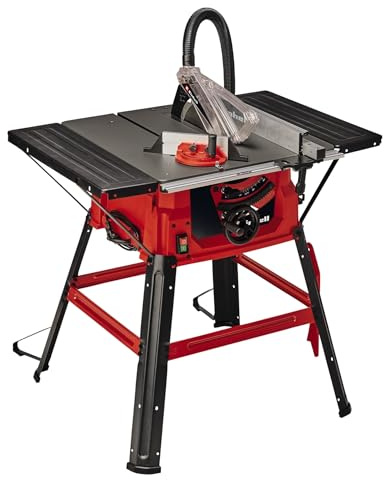 Einhell Tischkreissäge TC-TS 2025/2 U (2.000 Watt, 85 mm Schnitthöhe, Ø 250 mm Sägeblatt, Tischverbreiterung, Winkelanschlag, Parallelanschlag, Sägeblattneigung)