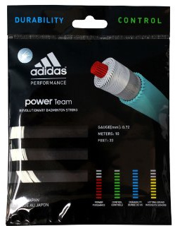 adidas Badmintonsaite Power Team Set, Weiß, One Size, ST117201