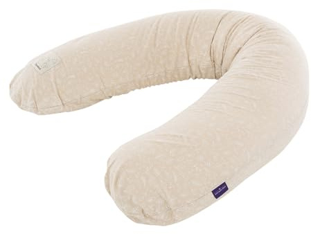 TRÄUMELAND Ersatzbezug für elastische Stillkissen – Passend für 180 cm Stillkissen, 100% Baumwoll-Jersey, Weich, Atmungsaktiv & Waschbar