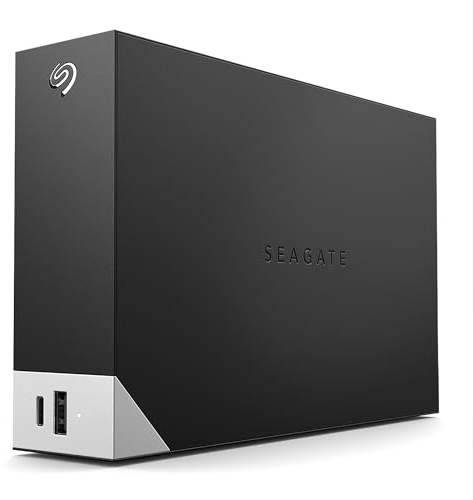 Seagate One Touch HUB 8TB, Externe Festplatte, 2 fach USB Hub, 3.5 Zoll, USB 3.0, PC, Notebook & Mac, inkl. Data Rescue Service (STLC8000400)