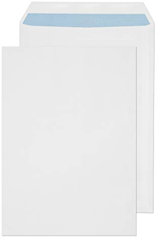 Blake Everyday | Briefumschläge C4 (324 x 229 mm) | 50 Stück | 90 g/m² | PEFC-zertifiziert | selbstklebend Weiße Umschläge | Bürobedarf | Geschäftsumschläge/Briefumschläg/Kuvert in Weiß (12891/50 PR)