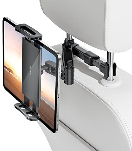 TRYONE Tablet Halterung Auto, Tablet Halter Kopfstütze - Ausziehbare KFZ-Kopfstützenhalterung für iPad iPhone Serie/Samsung Galaxy Tabs/Kindle Fire HD/Switch usw. 4,7-11 Zoll Geräte