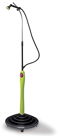 G.F. GARDEN, Solardusche Sunny Style Premium, Gartendusche, Swimmingpool, für den Außenbereich, ideal auch für Urlaub und Camping, mit Mischer für warmes und kaltes Wasser, Farbe Limettengrün