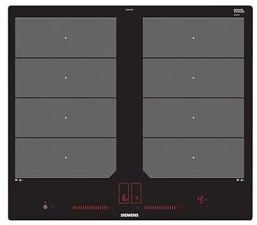 Siemens iQ700 Induktionskochfeld 60 cm flächenbündig schwarz EX601LXC1E | varioInduktion, Dual lightSlider, Bratsensor Plus, Intelligente flexZonen, Überblick über, Kindersicherung, Restwärmeanzeige