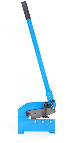 SHZICMY Handhebelschere Hebelschere Stahl Blechschere Schlagschere Blech Metallschere Manuell Metall-Cutter Stangenplatte Scher Schneidet Blech 125mm/200mm (200mm)