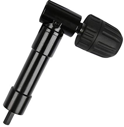 DODUOS Winkelbohr Winkelbohrer Vorsatz mit 0.8-10 mm Schnellspann 90 Grad Bohrfutter Bohrer Befestigungsadapter mit Bend Extension aus Werkzeugstahl Elektrisches Bohrwerkzeug